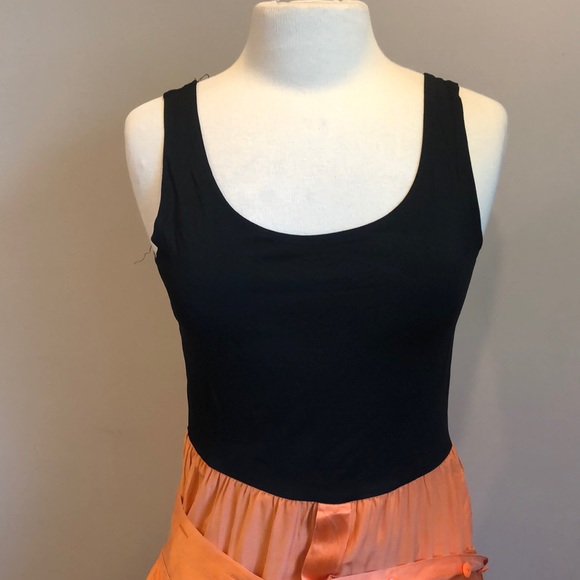 Vintage Alberto Makali Orange Silk Bodysuit Sz L - Picture 8 of 8